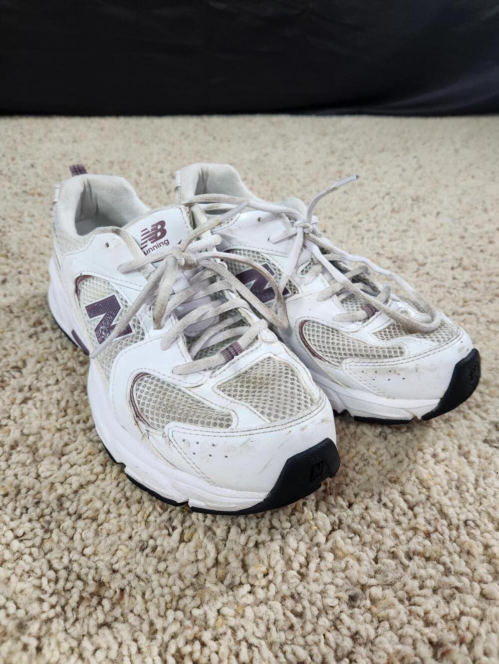 New Balance 408 White Purple Retro Sneakers Boys' 7